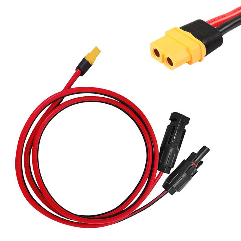 Cable Solar 0.6m 12AWG XT60-2MC4 