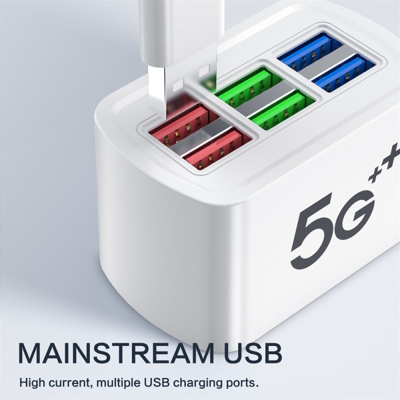 Cargador múltiple 6 USB