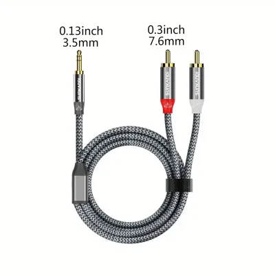 Cable de Audio 3.5mm a 2 RCA