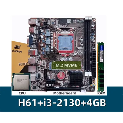 Motherboard H61 I3-2130 RAM 16Gb