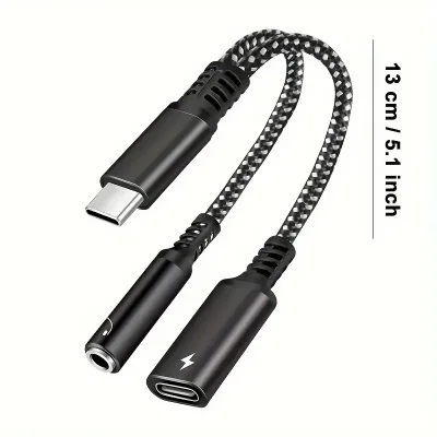 Adaptador USB-C a 3.5mm y PD 60W