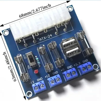 Adaptador de fuente a USB ATX 20/24P