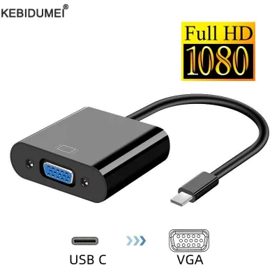 Adaptador USB C a VGA Hembra 1080p