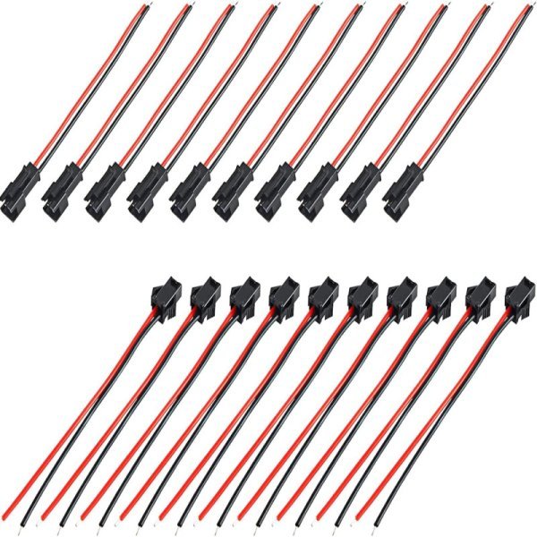 Conectores 2 pines para tiras LED