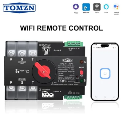 Interruptor de transferencia 3P 100A 220V