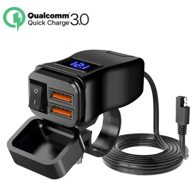 Cargador Moto 2 USB