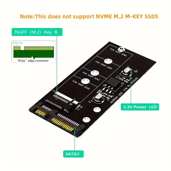 Adaptador de M.2 a SATA