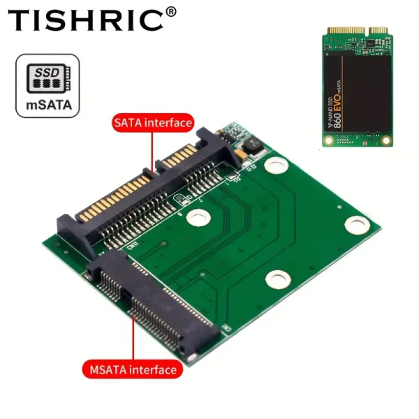Adaptador MSATA/M.2 a SATA