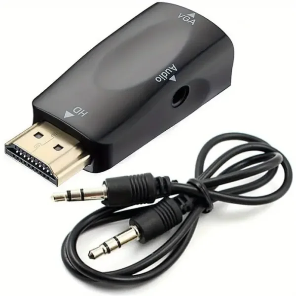 Adaptador HDTV a VGA con Audio 3.5mm