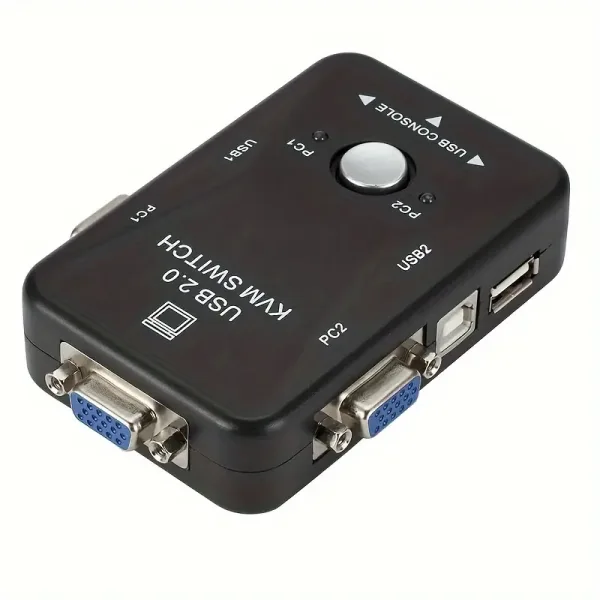KVM 1 a 2 VGA 