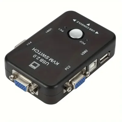 KVM 1 a 2 VGA 
