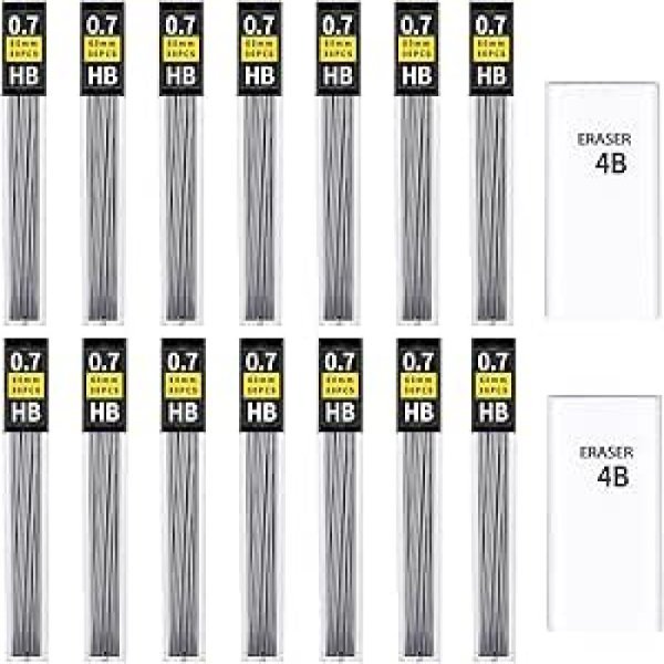 MINAS LEADS MECHANICAL  HB minas de repuesto 0,7mm x 60mm